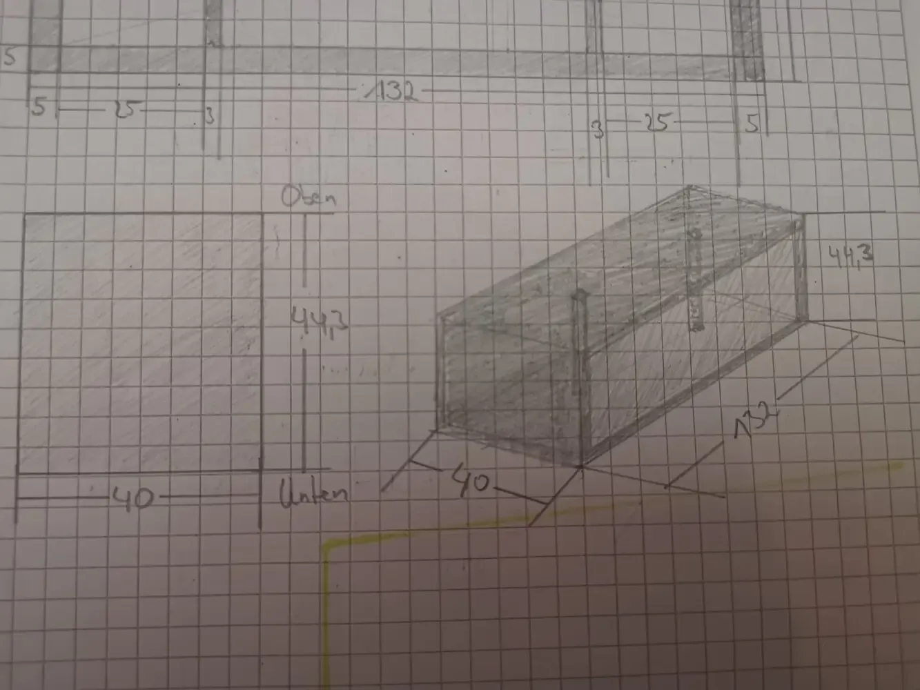 3D printed inner parts