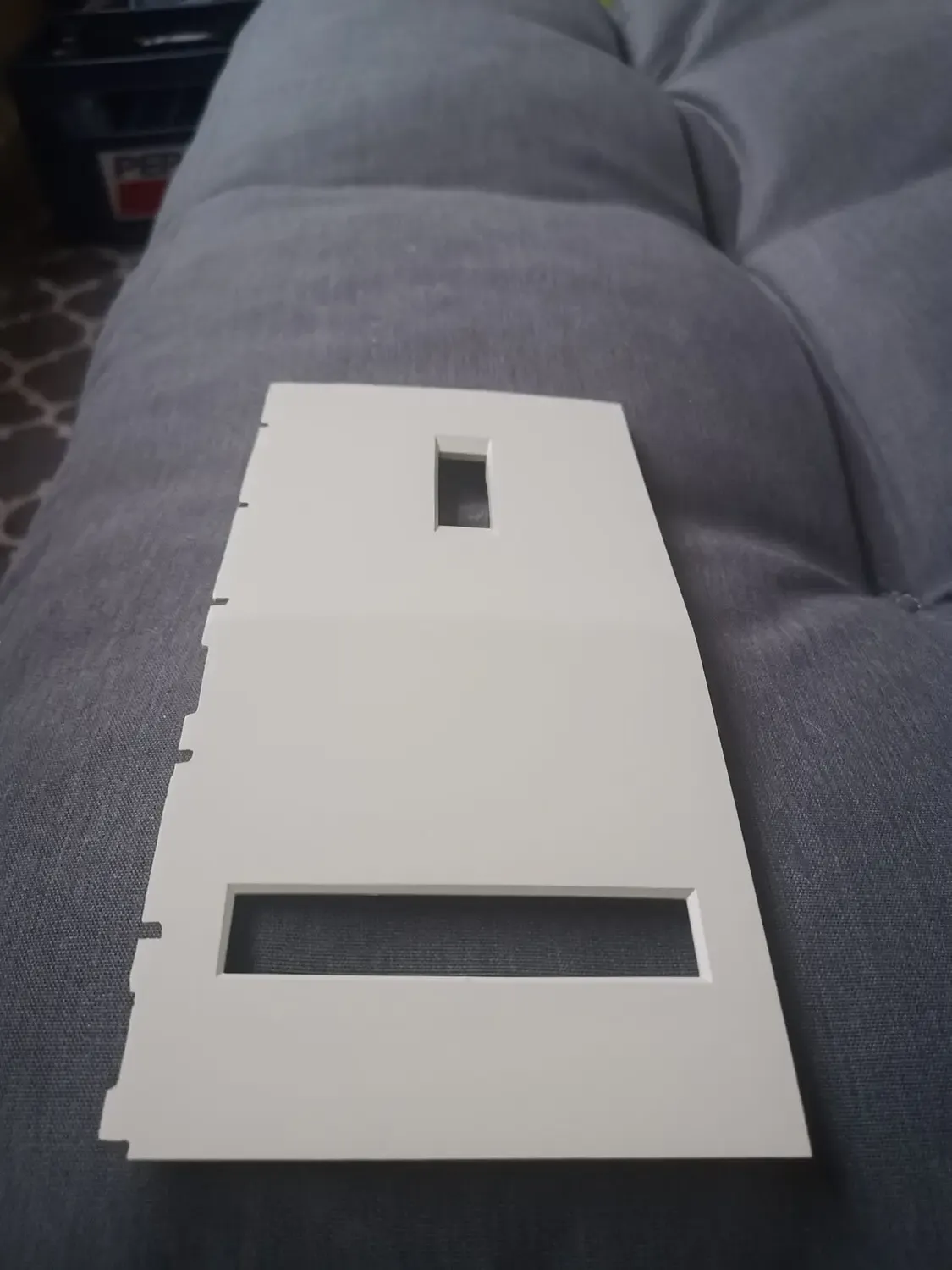 Filler applied on the case