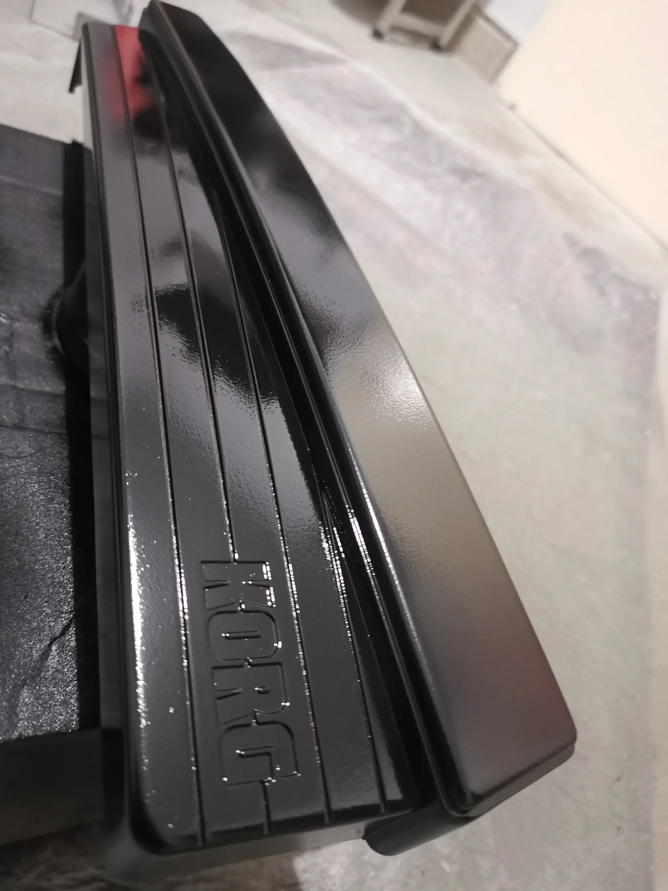 Trinity parts painted in black metallic