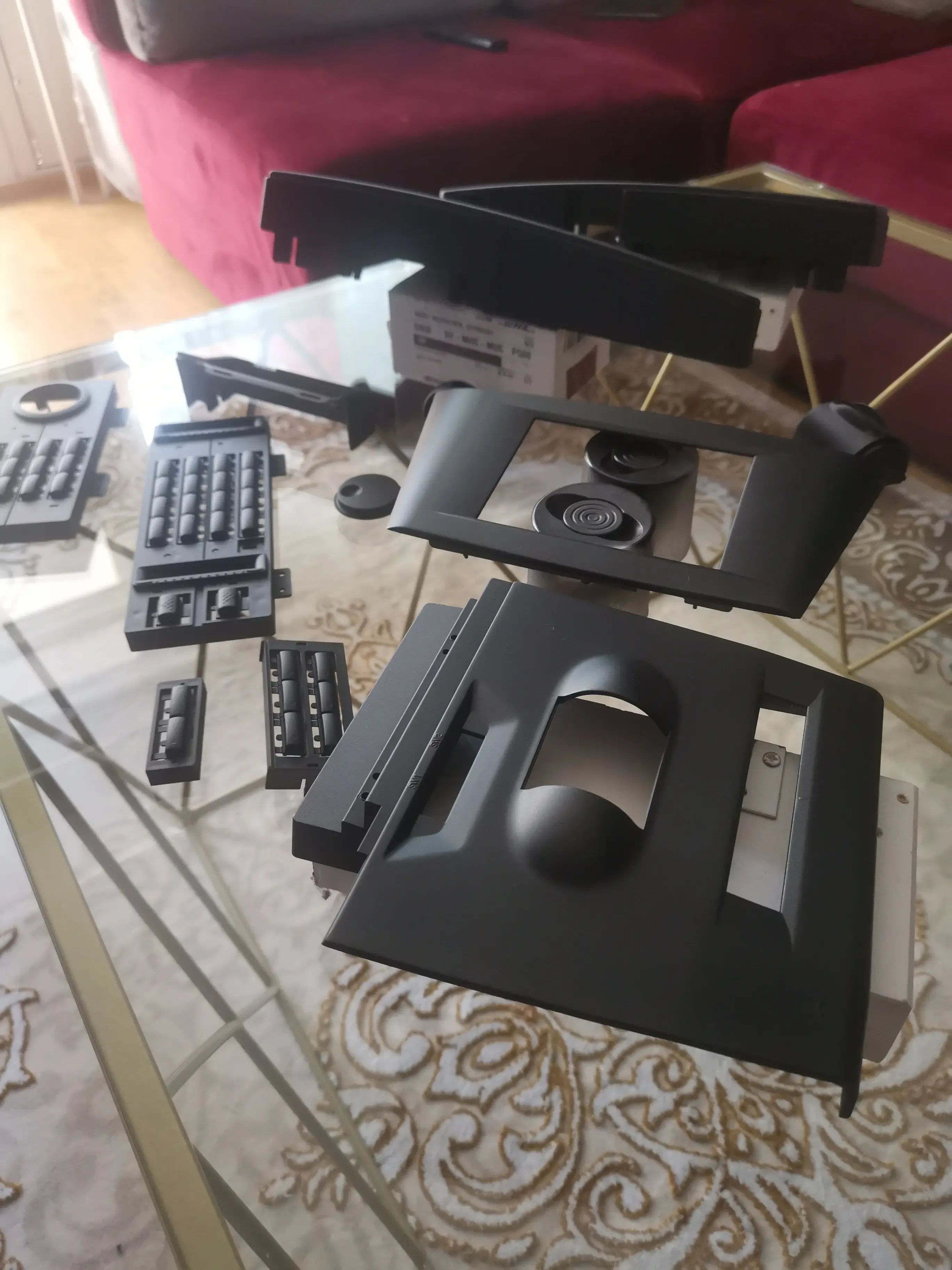 Trinity parts ready for assembly