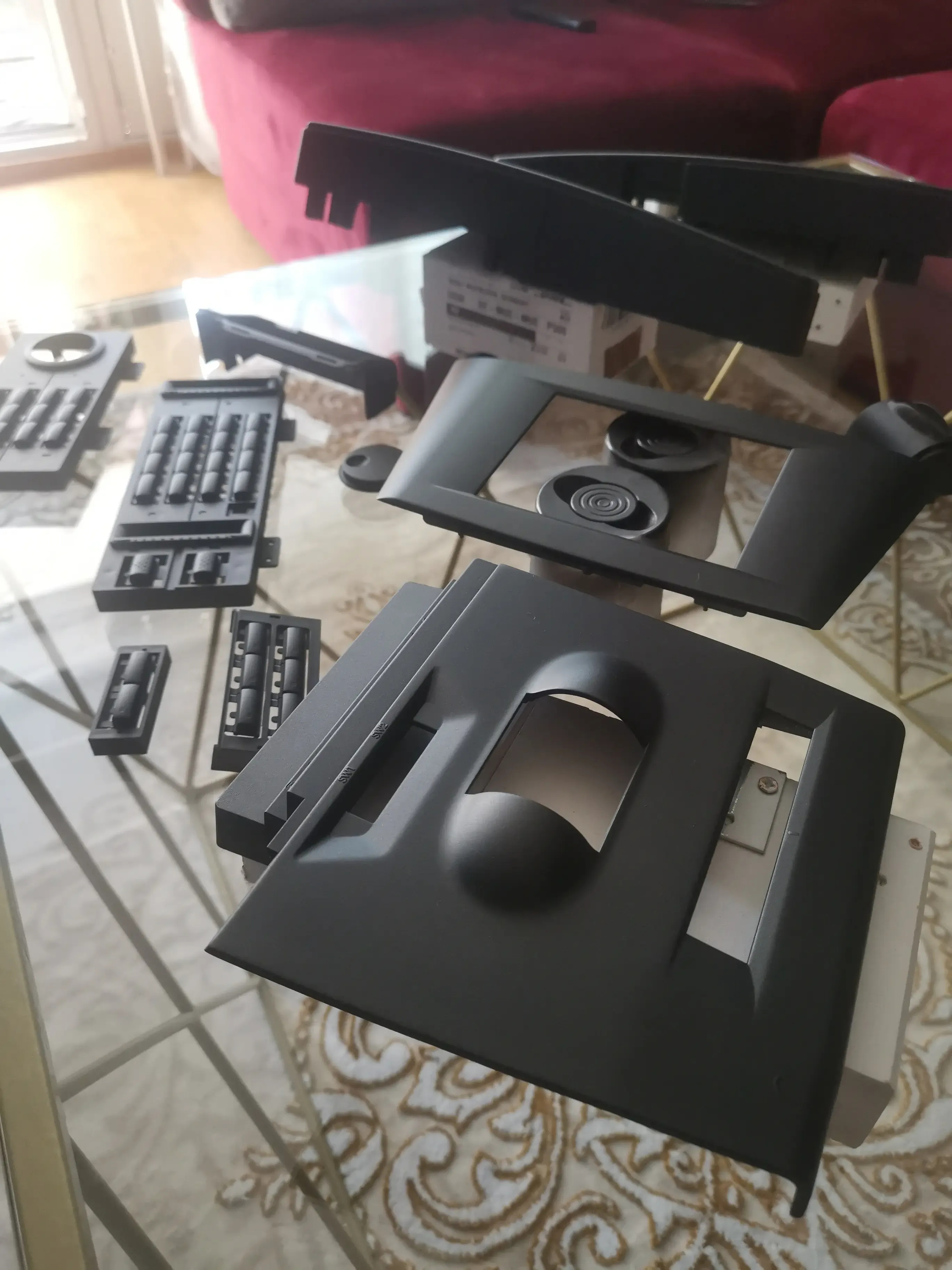 Trinity parts ready for assembly