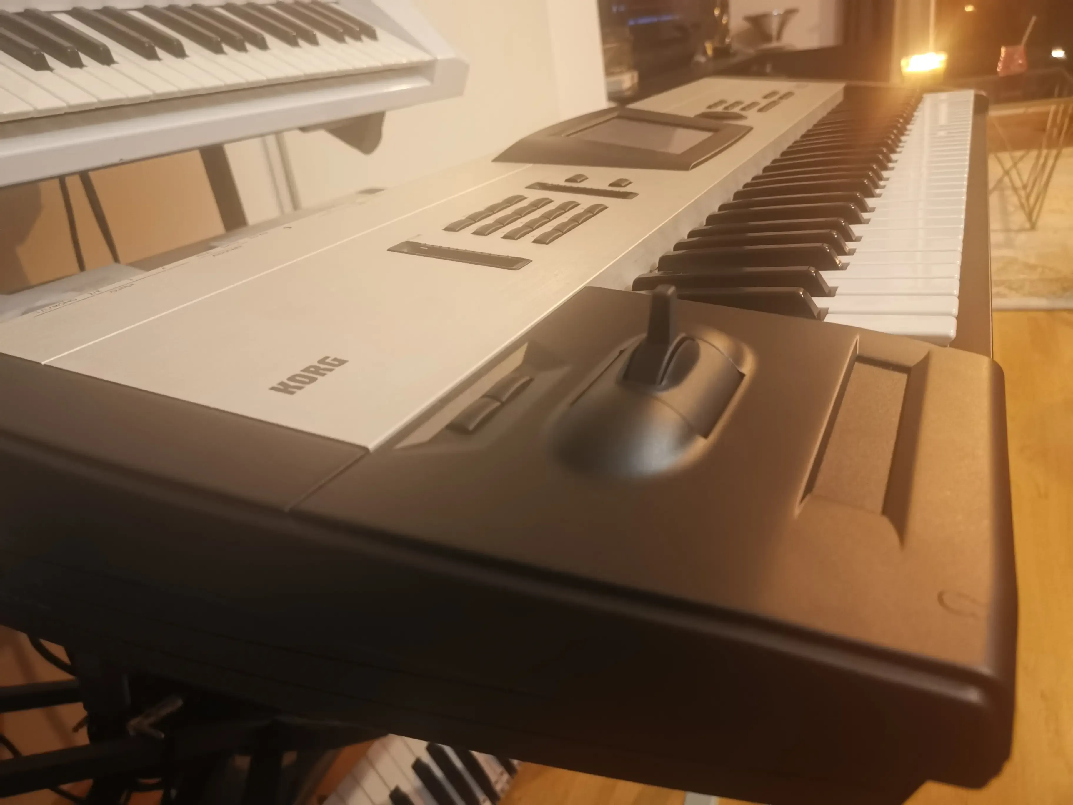 The finished KORG Trinity in black