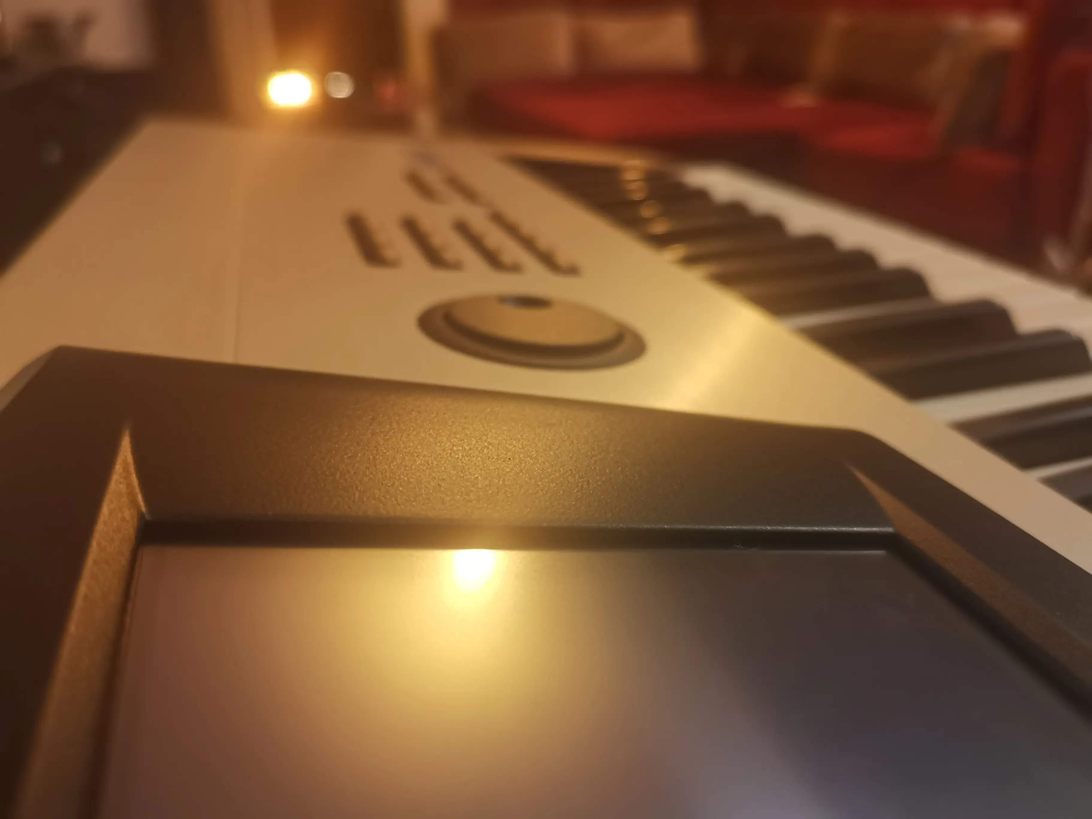 The finished KORG Trinity in black